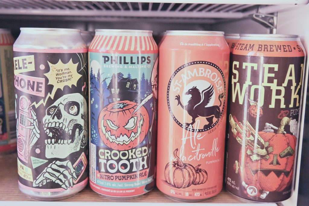 Fall beer selection
